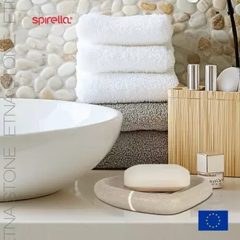 Мыльница Spirella Etna Stone, цвет натуральный