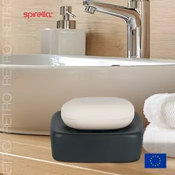 Мыльница Spirella Retro, цвет черный