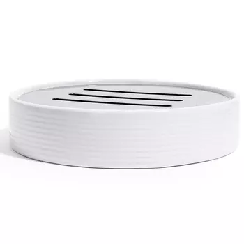 Мыльница Spirella Tube-Ribbed, цвет белый