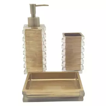 Набор аксессуаров для ванной комнаты Sofi De Marko №58, золото