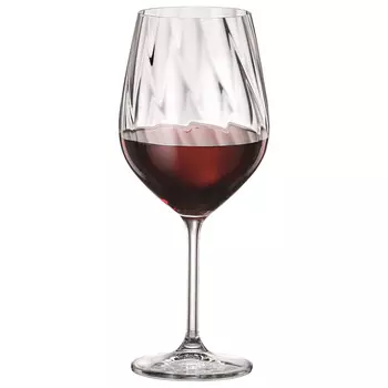 Набор бокалов для красного вина Crystal BOHEMIA Crex Optic 740мл, 2шт