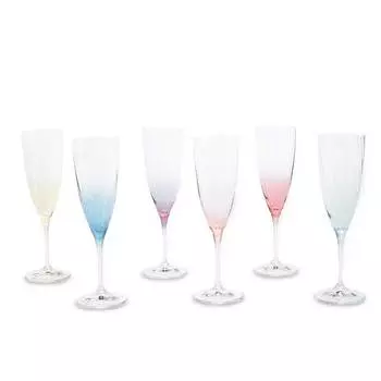 Набор бокалов для шампанского Crystalite Bohemia Кэти Арлекино