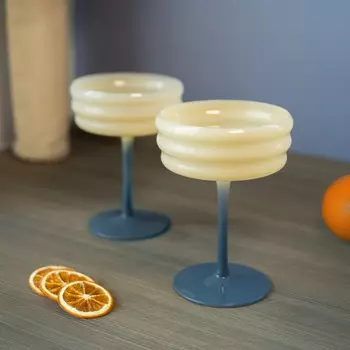 Набор бокалов для шампанского WD Lifestyle Samarcanda 280мл, 2шт