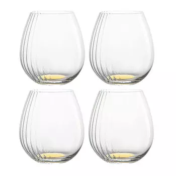 Набор бокалов для вина Liberty Jones Alice 610мл 4шт, золотистый