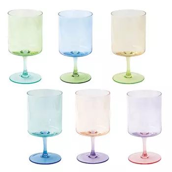 Набор бокалов Easy life Rainbow 360мл, 6шт