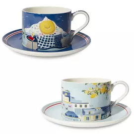 Набор чайных чашек с блюдцами Easy Life Sea Dreams