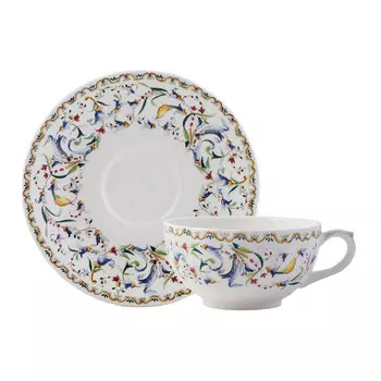Набор чайных чашек с блюдцами Gien Toscana
