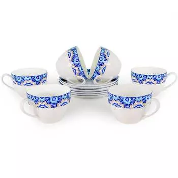 Набор чайных пар АККУ Андреа на 6 персон