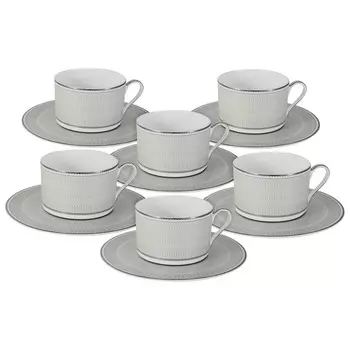 Набор чайных пар Anna Lafarg Emily Маренго 12 предметов на 6 персон