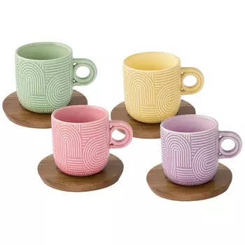 Набор чашек Easy Life Радуга, 4шт