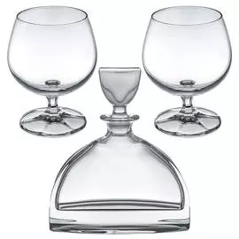 Набор для бренди Crystalite Bohemia Нэмо, 3 предмета