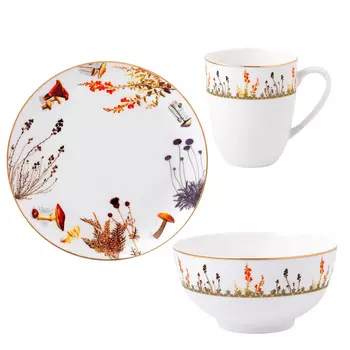 Набор для завтрака Zapel Mushroom 3 предмета