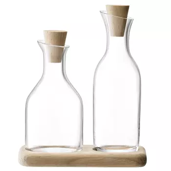 Набор графинов для масла и уксуса на подставке Serve