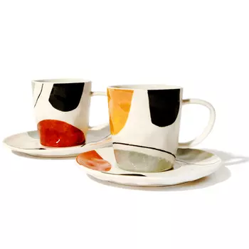 Набор кофейных чашек с блюдцами Easy Life Elements