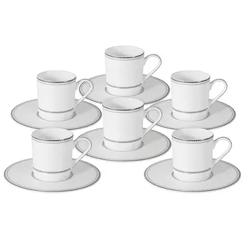 Набор кофейных пар Anna Lafarg Emily Жемчуг