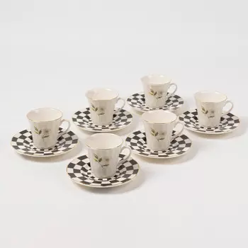 Набор кофейных пар Kutahya Olympos 12055 12 предметов на 6 персон
