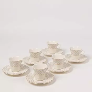 Набор кофейных пар Kutahya Olympos 12583 12 предметов на 6 персон