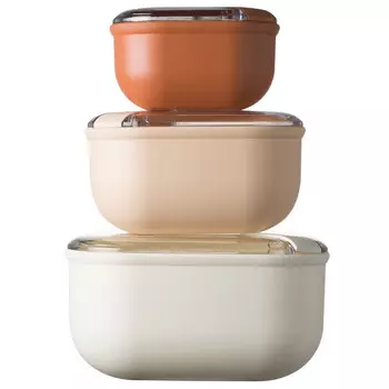 Набор контейнеров квадратных Omada 3шт, рассвет