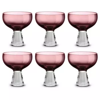 Набор креманок Pozzi Milano 1876 Fun Classy 6шт, лиловый