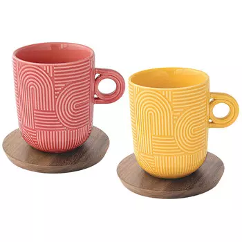 Набор кружек 350мл Easy Life Радуга, 2шт