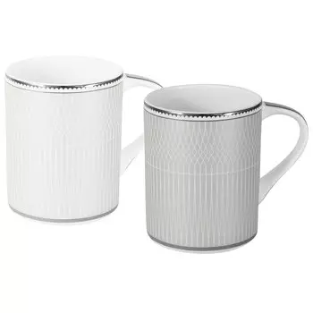 Набор кружек Anna Lafarg Emily Жемчуг и Маренго, 2шт