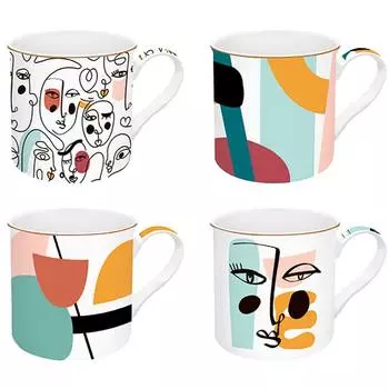 Набор кружек Easy Life Modernism, 4шт