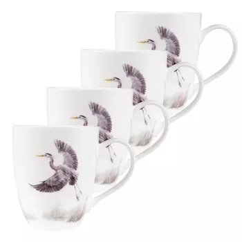 Набор кружек Zapel Ardea Cinerea 4 предмета