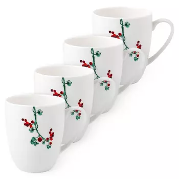 Набор кружек Zapel Berry 4 предмета