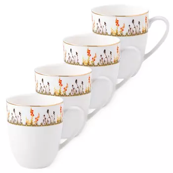 Набор кружек Zapel Mushroom 4 предмета