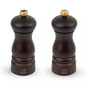 Набор мельниц для соли и перца Peugeot Clermont, шоколадный