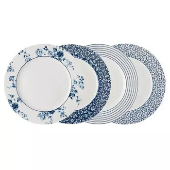 Набор подарочный Laura Ashley Blueprint 4 Тарелки Ассорти