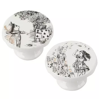 Набор подставок для пирожных Алиса в стране чудес, 2шт