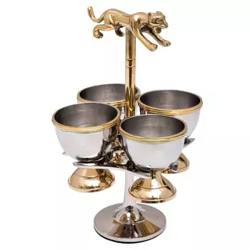 Набор подставок для яиц Garda Decor Леопард