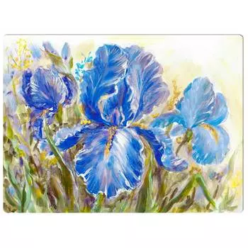 Набор подставок под горячее Top Art Studio Ирисы 40x29см, 4шт