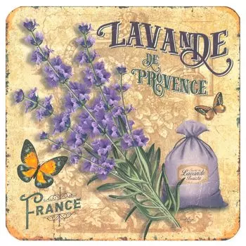 Набор подставок под горячее Top Art Studio Парфюм Прованса 10,5x10,5см, 6шт