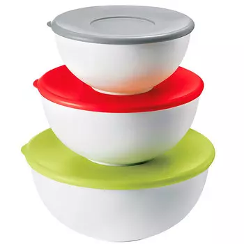 Набор салатниц с крышками (3 шт.)