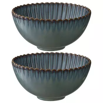 Набор салатников Tkano Kitchen spirit 2шт, цвет темно-серый