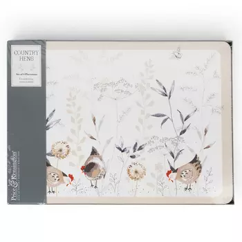 Набор сервировочных ковриков Price&amp;Kensington Country Hens