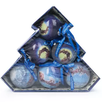 Набор шаров Mister Christmas папье-маше