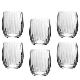 Набор стаканов для виски Crystal Bohemia WATERFALL 300мл, 6шт