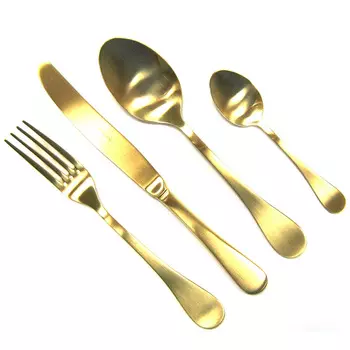 Набор столовых приборов Herdmar ROCCO OLD GOLD, 24 предмета
