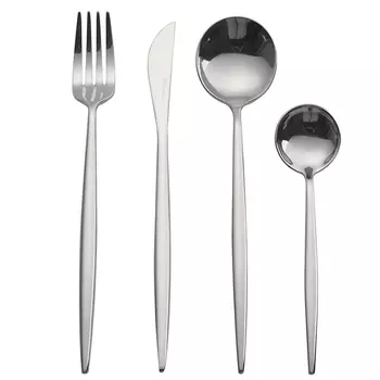 Набор столовых приборов Liberty Jones Globe 16 предметов на 4 персоны, серебро