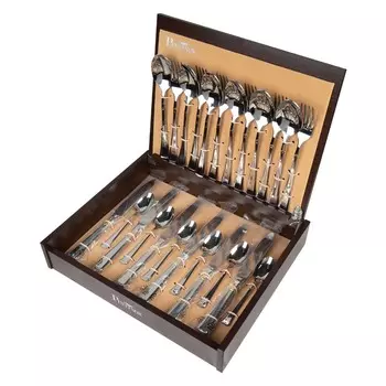 Набор столовых приборов Pintinox Leonardo Oro, 24 предмета