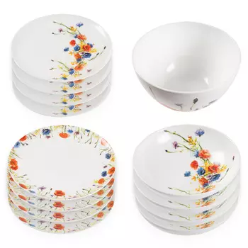 Набор столовый Zapel Fleurs des champs 13 предметов на 4 персоны