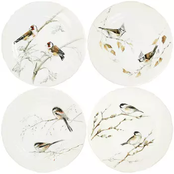 Набор тарелок десертных Gien Oiseaux Foret