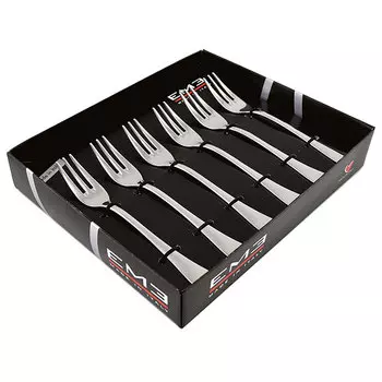 Набор вилок десертных Eme Firenze Gold Decor 6 предметов