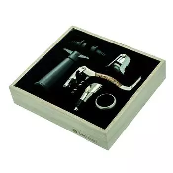Набор винных аксессуаров Legnoart, 5 предметов в подарочной упаковке