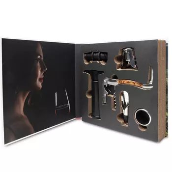 Набор винных аксессуаров Legnoart, 7 предметов в подарочной упаковке