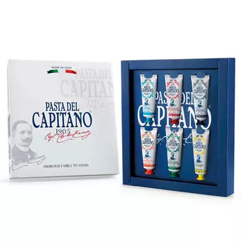 Набор зубных паст Pasta del Capitano 1905 6шт