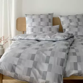 Наволочка 50x70см Elegante Classic Piazza, цвет серебристо-серый